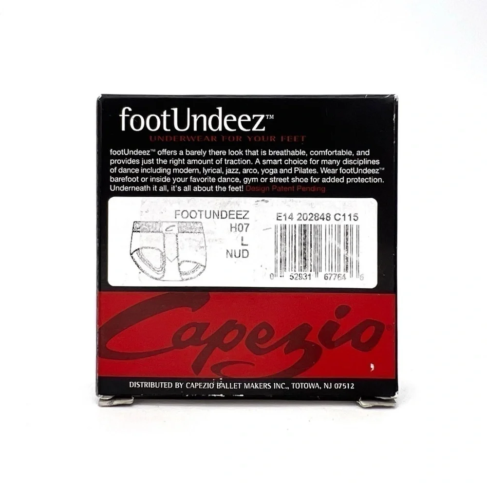 Capezio FootUndeez Men’s M (8-9)=Women’s L (10-11) Nude Dance footundeez New NWT